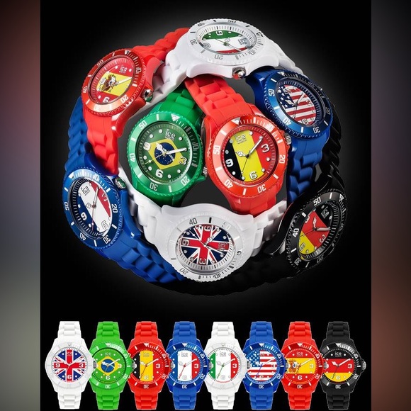 ICE Watch Bold Yellow Silicone Wristwatch with Tricolor Dial - Picture 4 of 9